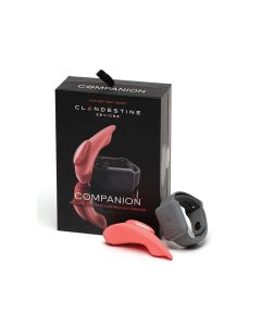 Clandestine Devices Companion Panty Vibe w/Wearable Remote - Coral