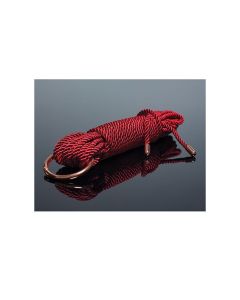 Pleasure Collection Silky Smooth Rope - Red/Rose Gold