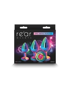Rear Assets Rainbow Gem Anal Trainer Kit - Multi Color