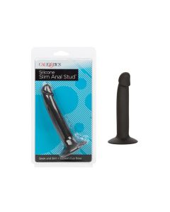 Silicone Slim Anal Stud - Black