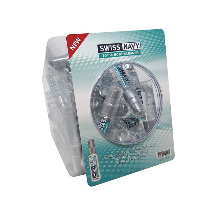 Swiss Navy Toy & Body Cleaner Display - 1 oz Bowl of 50