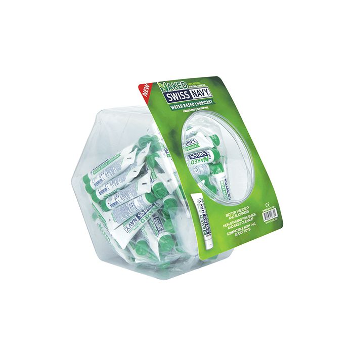 Swiss Navy Naked All Natural Lubricant - 10 ml Bowl of 100